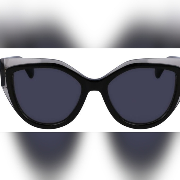 Salvatore Ferragamo Classic Logo 53mm Cat Eye Sunglasses W/ Case
